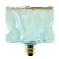 Dekoratyvinė LED lemputė Ice cube melsva