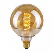 Dekoratyvinė lemputė E27 4W G125 Spiral Amber