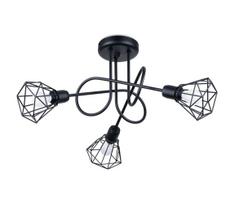 Sollux SL.1109 - Sietynas ant stulpo ARTEMIS 3xE14/40W/230V juodas