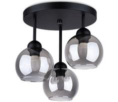 Sollux SL.1140 - Sietynas ant stulpo ALINO 3xE27/60W/230V juodas