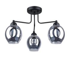 Sollux SL.1144 - Sietynas ant stulpo FILLAN 3xE27/60W/230V juodas
