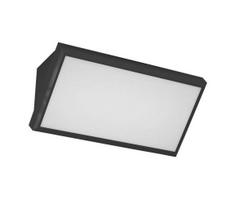LED Sieninis lauko šviestuvas LED/12W/230V 6400K IP65 juodas
