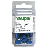Antgalis laidų sujungimui HAUPA, 1,5-2,5/6,3 x 0,8 mm