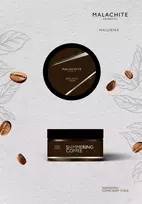 Kavos kūno šveitiklis MALACHITE COSMETICS "Coffee scrub", 300gr.