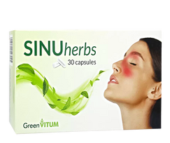 SinuHerbs kvėpavimo takams, 30 kapsulių