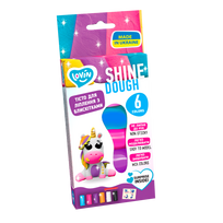 Kūrybinis rinkinys Modelino rinkinys Play Dough - Shine Asorti 6 spalvos
