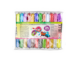 Kūrybinis rinkinys Modelinas - Plastilinas rinkinys - 24 spalvos