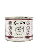 GUSSTO Cat Fresh Wild Boar šlapias kačių ėdalas šerniena 6x200g