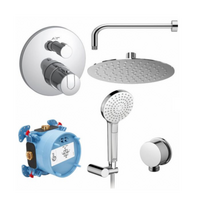 Potinkinė dušo sistema IDEAL STANDARD Ceratherm BD006XC chromo spalvos