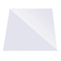PMMA organinio stiklo plokštė 4 mm, balta R7065 : Matmenys - 1500x2050 mm