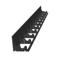 Plastikinis bortas 1000x80x80 mm su grioveliu
