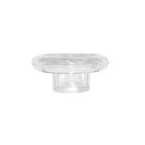 Organinio stiklo rankenėlė 30x14 mm, apvali