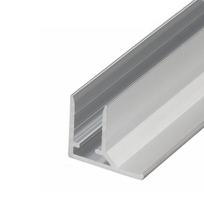Polikarbonato užbaigimo profilis F 10x6320 mm aliuminis