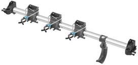 Aliuminio sodo įrankių laikiklis GARDENA TOOL RACK Plus, Max 60 kg, hortizontalus