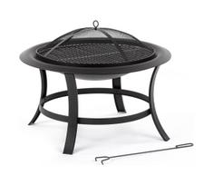 Fieldmann - Nešiojama laužavietė žiedo formos su grotelėmis d. 74 cm