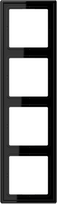4-gang frame, black, LS990 LS984SW | 4011377868908