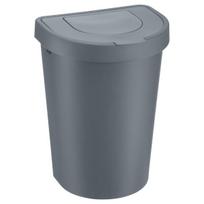 Šiukšlių dėžė PLAST TEAM Seattle, t. pilkos sp., 25 L