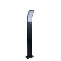 Pastatomas LED lauko šviestuvas DPM, IP54, 4000K, 9W, 1000lm,  juodos sp., su judesio davikliu, 56cm