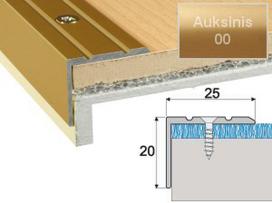 Profilis Effector A36 laiptams | auksinis 270 cm 25x20 mm