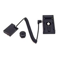 Caruba Nikon EN EL14 full decoding Dummy battery +F970 battery gusset (spring cable)