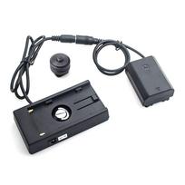 Caruba Sony NP FZ100 full decoding Dummy battery + F970 battery gusset (straight cable)