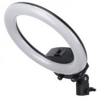Led apvali lempa 10inc 22w, su baterija