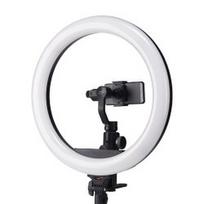 R-1948RGB Led apvali lempa 19inc 60w (RGB), su baterija juoda
