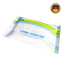 Nitras Clean Care šlapios pirštinės, baltos sp. 8 vnt.