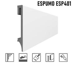 Grindjuostė ESPUMO (ESP401) balta | 100mm, 2,4m