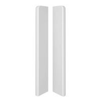 Grindjuostė ESPUMO (ESP401) balta | (plastikiniai užbaigimai) 2 vnt,