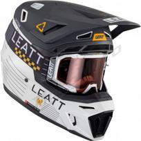 Krosinis šalmas Leatt 8.5 Metallic + Krosiniai Leatt 5.5 Velocity akiniai