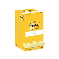 Lipnūs lapeliai užrašams 3M Post-it 76 x 76mm 12 vnt./pak., geltonos spalvos