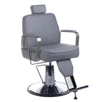 Kirpyklos kėdė PROFESSIONAL BARBER CHAIR HOMER LIGHT GREY