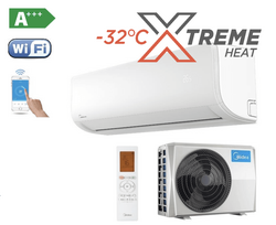 MIDEA SPLIT XTREME HEAT sieninis šilumos siurblys oras - oras 2,80 kW
