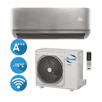 Airwell HARMONIA Grey HDMB-035N-09M22-GY/YDAB-035H-09M22 efektyvus šildymas iki -15°C