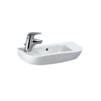 Laufen Pro A mažas praustuvas 50 x 25 cm anga maišytuvui kairėje