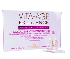 Vita-Age Excellence Kolageno koncentratas veido, kaklo ir dekoltė odai, 7 ampulės