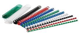 **Plastikinė įrišimo spiralė Forpus, 12mm, mėlynos spalvos