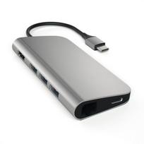 Satechi USB-C Multiport 4K Ethernet Space Gray adapteris - ST-TCMA2M