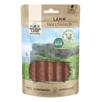 WILDES LAND lamb dried meat vytintos ėrienos skanėstai šunims, 7 vnt.