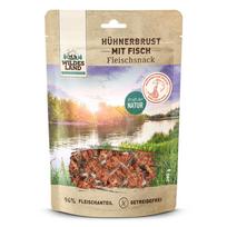 WILDES LAND chicken breast with fish skanėstai šunims ir katėms su vištiena ir žuvimi, 200 g