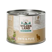 WILDES LAND duck&turkey begrūdžiai konservai katėms su antiena ir kalakutiena, 200 g