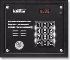 Laskomex CP-2503TP ~ Daudzabonentu audio domofona ieejas panelis ar TM nolasītāju zemapmetuma Laskomex