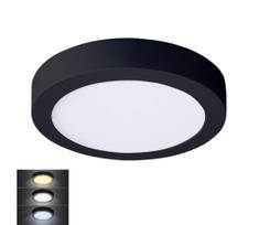 Solight WD172-B – LED Lubinis šviestuvas LED/18W/230V 3000/4000/6000K juodas apvalus