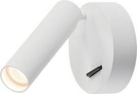 KARPO 30 single spot, wall and ceiling light, round, white, 7.5W LED, 3000K, with switch 152341 | 4024163166775