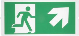 P-LIGHT pictogram films as a set of 2 with additional signs (right diagonally upwards / right diagonally downwards). 240010 | 4024163163002