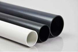 Lygus vamzdis 3m 16mm antracito spalvos
