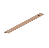 Įžeminimo šyna 1U 19 Cu 15x5x37.5mm