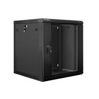 Komutacinė spinta pakabinama 12U 600x450mm juoda