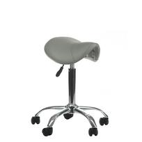 Kosmetologinė meistro kėdutė COSMETIC BEAUTY STOOL SINGLE GREY